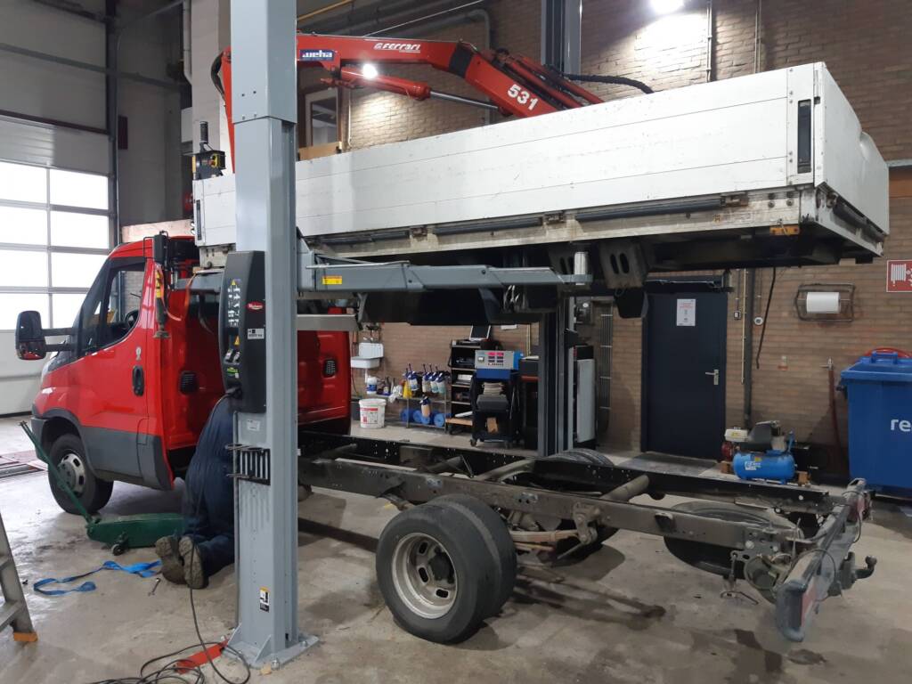 Iveco Daily laadbak voor attema metaalrecycling