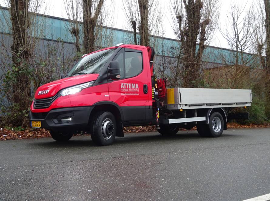 Iveco Daily voor attema metaalrecycling